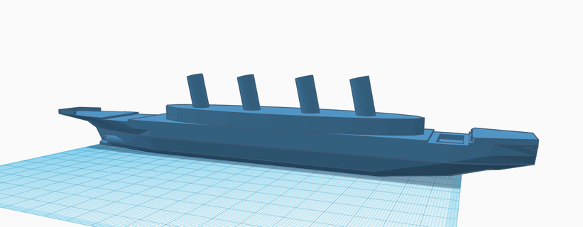 Titanic Kunst rms 3d print model - Mito3D