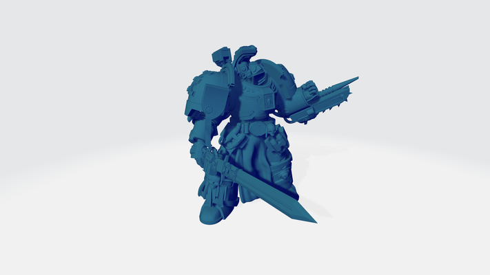 titanic space paladin medic game silver demonhunter knight titan apothec 3d print model - Mito3D