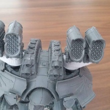titanicus warlord shoulder adapter game 3d print model - Mito3D