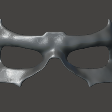 los titanes de nightwing máscara la moda el traje cosplay 3d print model - Mito3D