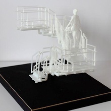 titi Treppe Architektur Design Mexikaner Skulptur Kunst Stahl Rahmen Jair martinez Mexiko Spielzeug Modell 3d print model - Mito3D
