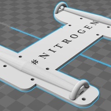 tl250 280 inferiore tarocchi di rinforzo gioco drone 3d print model - Mito3D