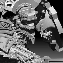 tlahuicotl saurio gladiador extra cráneo 40k martillo guerra ageofsigmar años of sigmar aos azteca ge32 hombres lagarto equipo maya necrón necrones serafón 3d print model - Mito3D