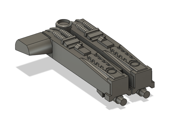 tlk luxe barricade tazer bâton jouet transformateurs transformateur dernier chevalier classe 3d print model - Mito3D
