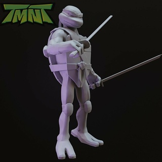 tmnt Leo Ninja şekil minyatür iyi yeni ninja kaplumbağalar boya kaplumbağa oyun rakamlar 2024 3d print model - Mito3D