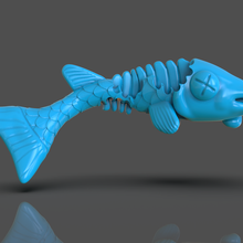 tmnt peixe coçar arranhão arte estatueta miniatura suporte brinquedo réplica animal mar morto desenho animado caricatural estilizado 3dprint zbrush quadrinho videogame 3d print model - Mito3D