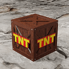 tnt crash scatola 3d print model - Mito3D