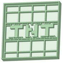 tnt minecraft cookie cutter strumento 3d print model - Mito3D