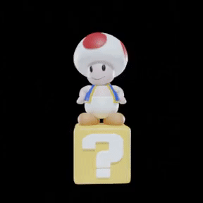 rospo Mario bros super gioco nintendo 3d stampa miniatura geek pop 3d print model - Mito3D
