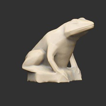 toad statue game animals fable 3d print model - Mito3D