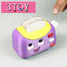 toaster maker art fun toy flexi 3toy 3 bread 3d print model - Mito3D