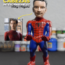 tobey head joystick spiderman 2002 gamer xbox xboxone support cell phone games spidey playstation play 3d print model - Mito3D