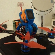 toby dquad Obsession inspired zmr250 gopro Session montieren Gadget fpv Kamera 3d print model - Mito3D
