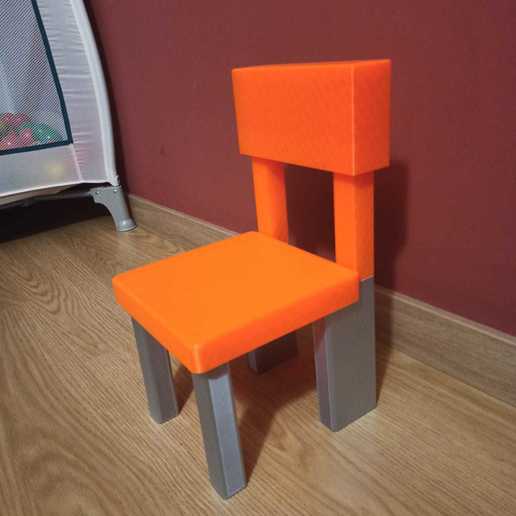 toddler chair baby seat child 3D print model - Mito3D