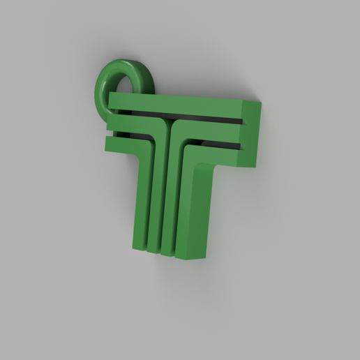 tofas logo portachiavi 3D print model - Mito3D