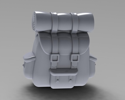 tofty's space dwarf backpack 2 Game warhammer 40k 28mm wargames dwarves squat rogue trader 3d print model - Mito3D