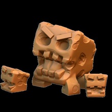 tofu canavarlar oyun 3d print model - Mito3D