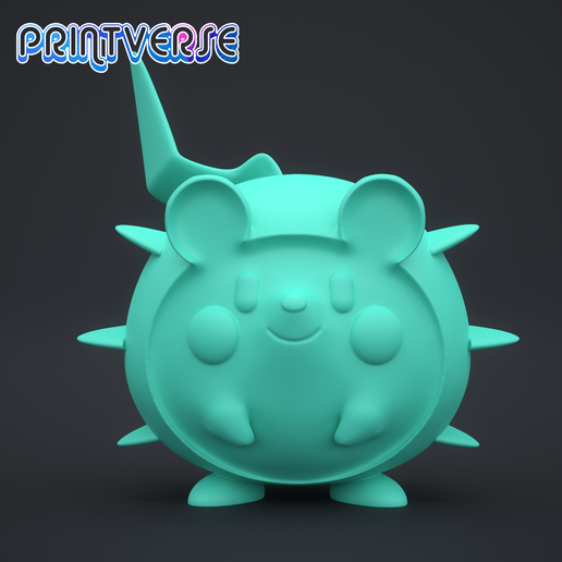 togedemaru pokemon şekil 3D print model - Mito3D