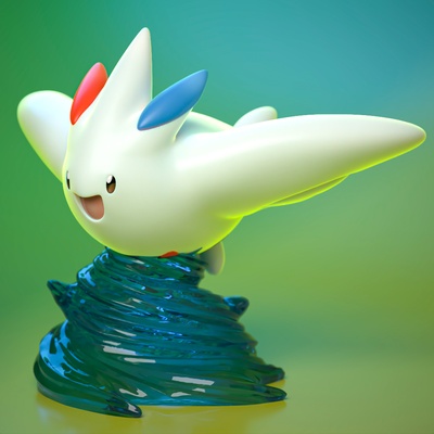 besosjuntos pokemon arte pokemongo pokemons eevee vaporeon jolteon flareon espeon umbreon leafeon galceón sylveon pikachu togepi juntos 3d print model - Mito3D