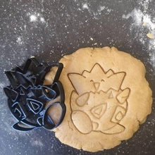 togepi coup poing 2 Pokémon biscuit coupeur biscuits Gâteaux mignonne 3d print model - Mito3D