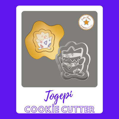 togepii cookie cutter pokemon togepi 3d print model - Mito3D