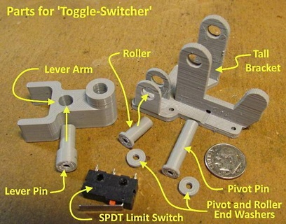 toggle switcher controle gravity passatempo 3d print model - Mito3D