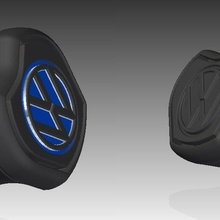 palanca botón vw audi skoda coche vehiculo 3d print model - Mito3D
