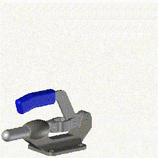toggle clamp horizontal vertical clip fix bolt latch toy art 3d print model - Mito3D