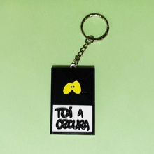 toi keychain dark art key ring 3dlito tois bollycao 3d print model - Mito3D