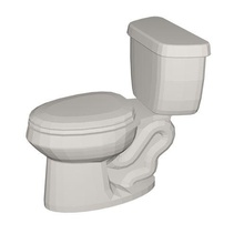 toilet 3d print model - Mito3D