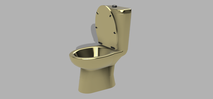 banheiro wc tigela escova rubor vertical geberit coquetel semi enclosed mesa cerâmica merda escritórios água pequeno canto trono 3d print model - Mito3D