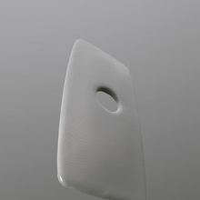 cuvette couvercle 26 cm de largeur la maison toilettage céramique 3d print model - Mito3D