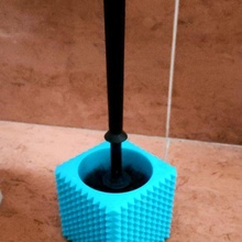 tuvalet fırça Kulp destek 3d print model - Mito3D