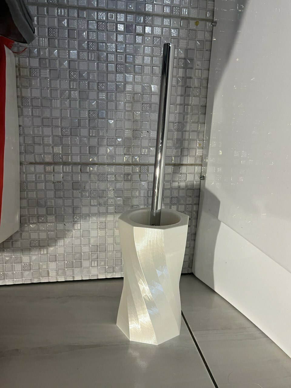 toilet brush holder wc scrubber 3D print model - Mito3D