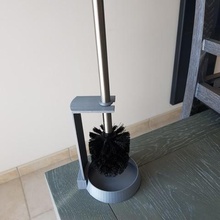 cepillo de retrete titular casa cuarto baño wc 3d print model - Mito3D
