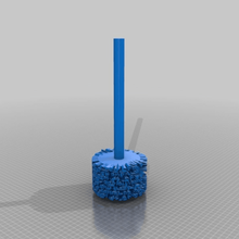 toilet brush magna carta pubic hair they sprout again art sculptures 3d print model - Mito3D