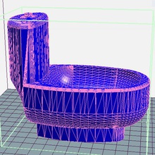 tuvalet bebek sanat popo wc banyo 3d print model - Mito3D