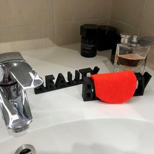 WC-Handschuh-Halter Mikrofaser-make-up-Entferner home Bad Unterstützung Trockner die Verbreitung Waschlappen Schönheit kosmetische waschen 3d print model - Mito3D