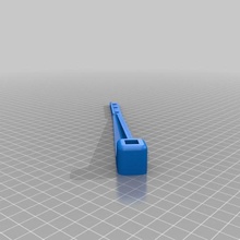 toilet handle assembly 3d print model - Mito3D