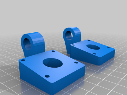 toilet hinges Home replacement_parts 3d print model - Mito3D