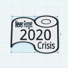 papel higiênico crise 2020 vários ímã tp 3d print model - Mito3D