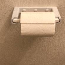 WC-Papier-Spender home Papier WC nützlich Unterstützung scroller gadget Praxis die hygiene wc Blättern Sie 3d print model - Mito3D