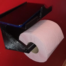 papel higiênico dispenser de a casa wc serviço telefone 3d print model - Mito3D