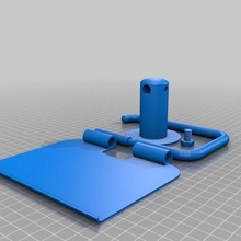 Toilette Papier Halter Unterstützung Badezimmer 3d print model - Mito3D