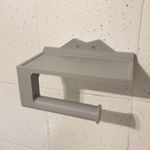 toilette papier titulaire soutien wc salle bains rouleau 3d print model - Mito3D