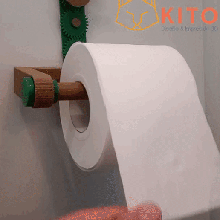tuvalet kağıt Kulp destek gadget asmak askı hijyenik konfor destekçi konu sutyen ambar kitod3d 3d print model - Mito3D