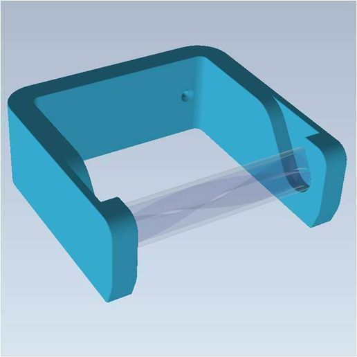 baño papel soporte bufón wc 3D print model - Mito3D