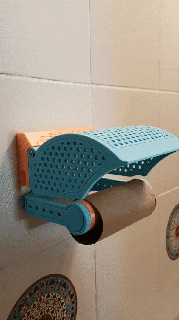 tuvalet kağıt Kulp destek kapak asansörler bacaklar açık ev banyo 3d print model - Mito3D