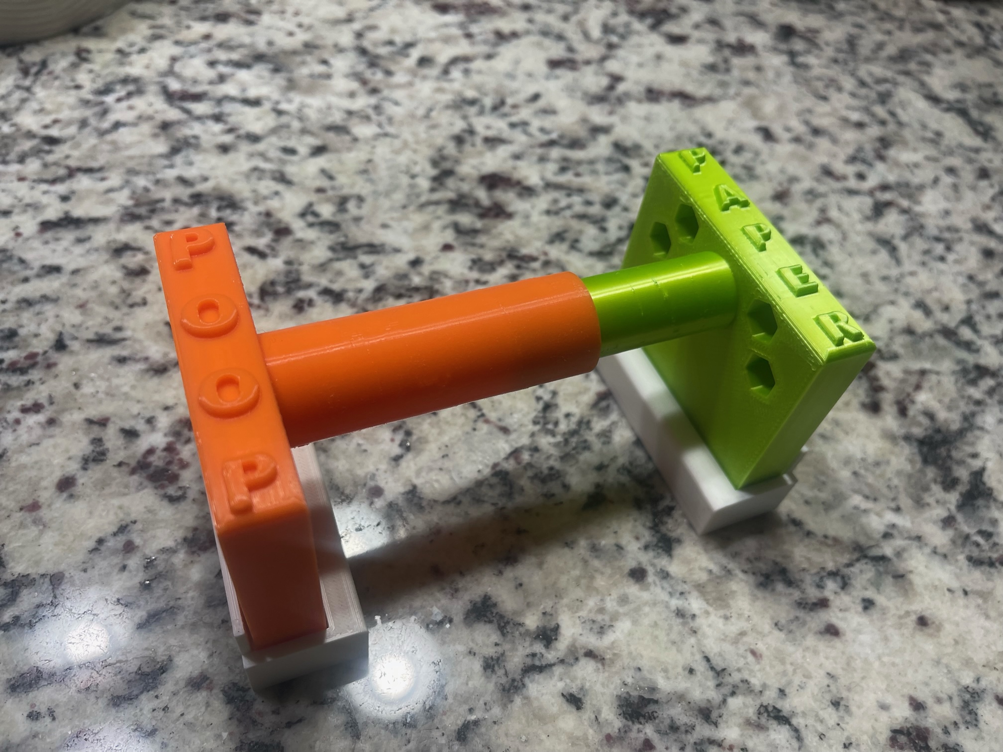 gabinetto carta titolare supporto cacca casa 3D print model - Mito3D