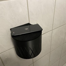 baño papel soporte estante bañera wc invitados lavabo diseño llanura depositar smartphone florero flor maceta 3d print model - Mito3D